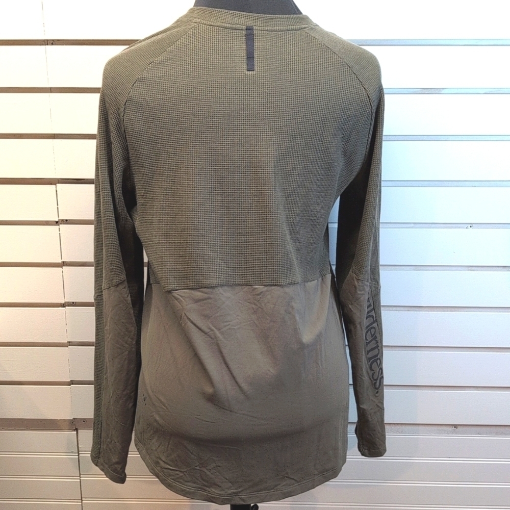 Lululemon X Wilderness Men’s Waffle Knit Long Sleeve Size Medium - Picture 3 of 10